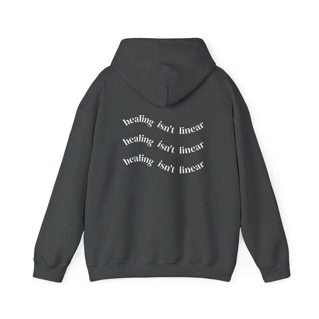 Healing Isn't Linear Hoodie