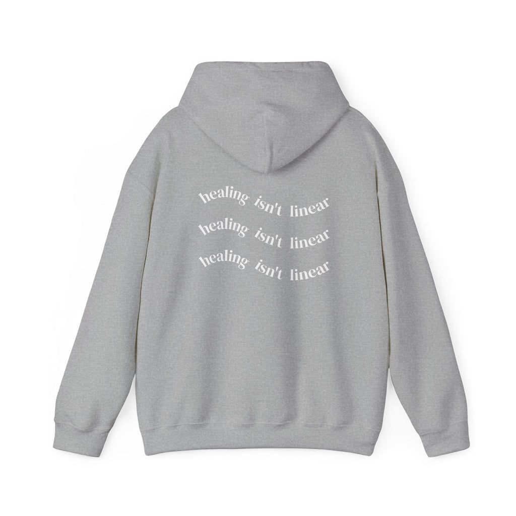 Healing Isn't Linear Hoodie
